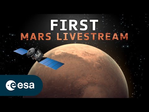First livestream from the Red Planet