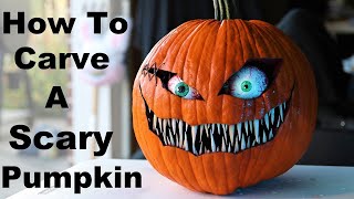How to Carve a Simple and Scary Pumpkin Face 2 screenshot 5