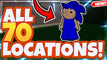 ALL *70* PIGGY MORPH LOCATIONS In Roblox Find The Piggy Morphs!