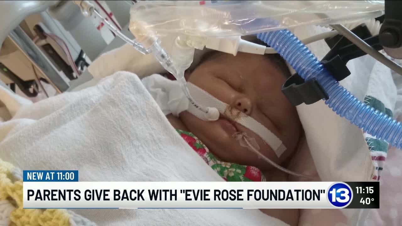 Parents give back with “Evie Rose Foundation”