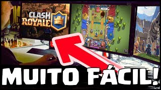 APRENDA COMO JOGAR CLASH ROYALE NO PC COM O MELHOR APP