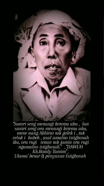 Mursyid  Thariqah  Qodiriyah Wa Naqsyabandiyah