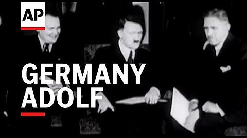Germany Adolf -  1934 | Movietone Moment | 2 August 2024