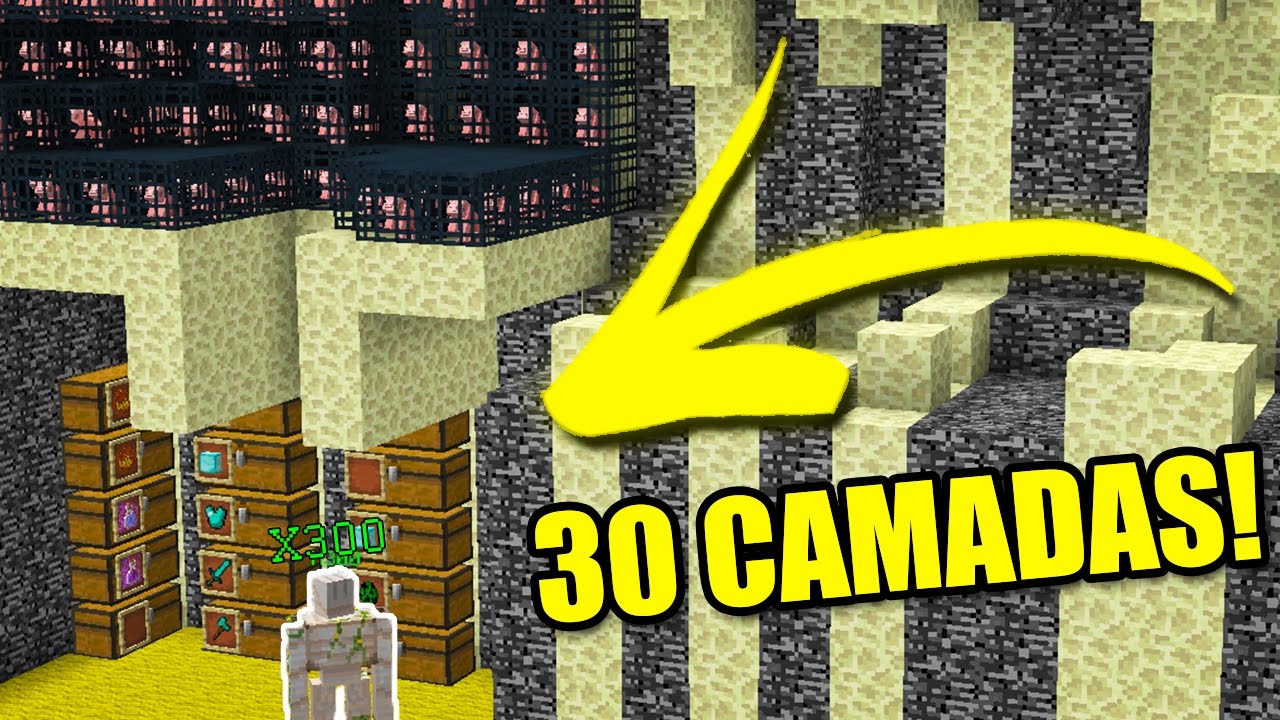 Minecraft: INVADI UMA BASE DE 30 CAMADAS! (Factions Fire) #36 ‹ Viros ›