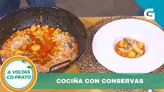 Receitas de guiso de garavanzos con conservas e guiso de mexillóns con fabas