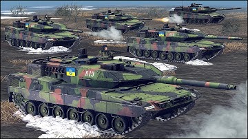 UKRAINE 14 LEOPARD 2A6 vs T-90M (24) - RUSSIAN SPRING ASSAULT