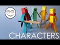 How to make paper characters - minecraft characters without glue by Vyouttar Origami - VM3