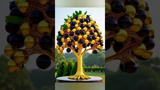 Golden Fruit Tree That Shines Like Treasure ✨ | #viralaishort #youtubeshort