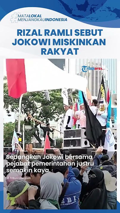 Ribuan Buruh Demo Desak Cabut UU Cipta Kerja ke Pemerintah, Orasi Rizal Ramli Didukung Massa