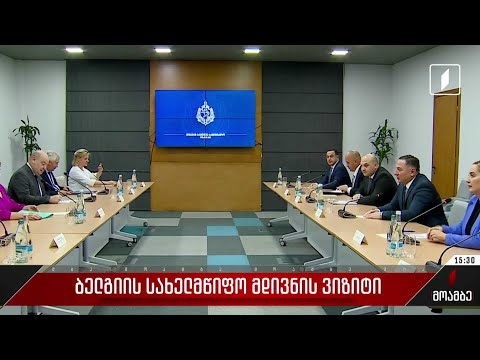 ბელგიის სახელმწიფო მდივნის ვიზიტი