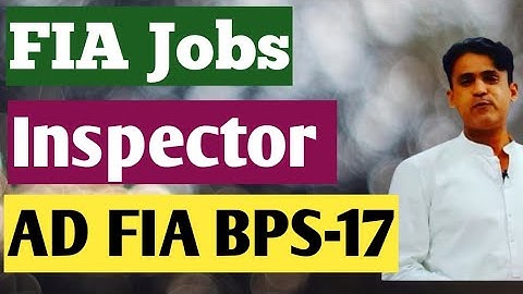 Preparation for Inspector and Assistant Director FIA by FPSC || Prof Rasheed Mirani Senior