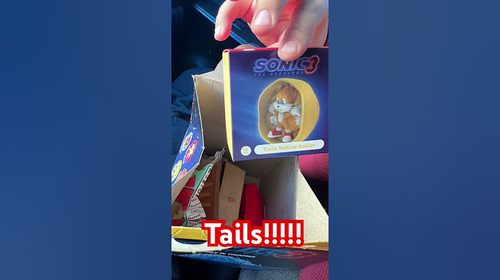 Sonic 3 McDonalds Happy Meal #sonic #sonicthehedgehog #sonic3 #mcdonalds