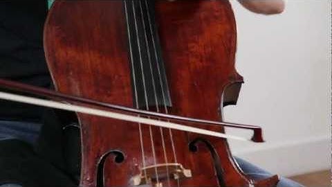 Cello Lesson 1 - Instrumental