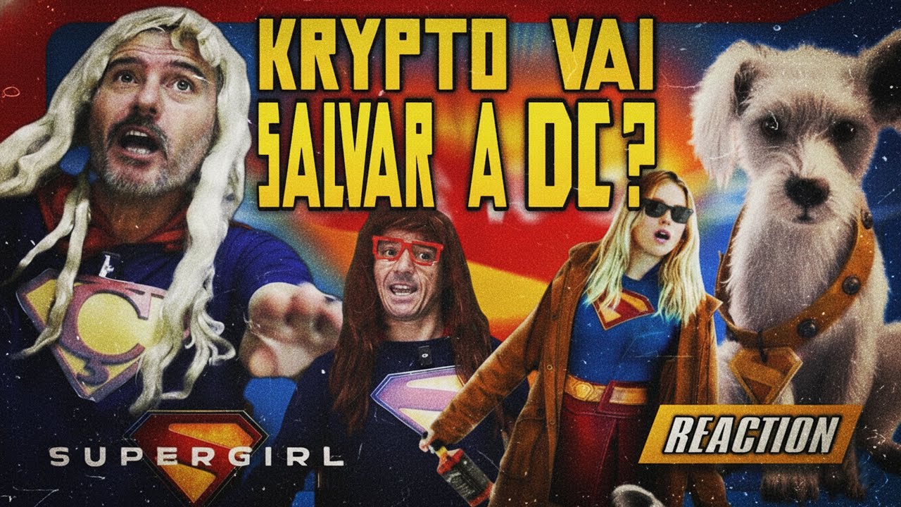 SOBROU PRO CACHORRO SALVAR A DC? 🐶🦴 KRYPTO ROUBOU A CENA NA SUPERGIRL! NOVO TRAILER  #reaction