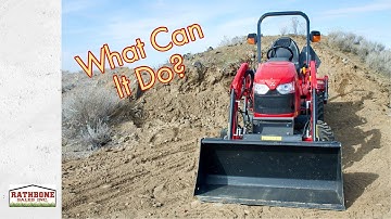 What can a Massey Ferguson GC1723E Sub-Compact Tractor do? #shorts