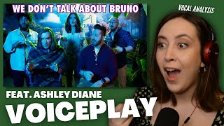 We Don't Talk About Bruno VOICEPLAY Feat. Ashley Diane | Vocal Coach Reacts (& Analysis)