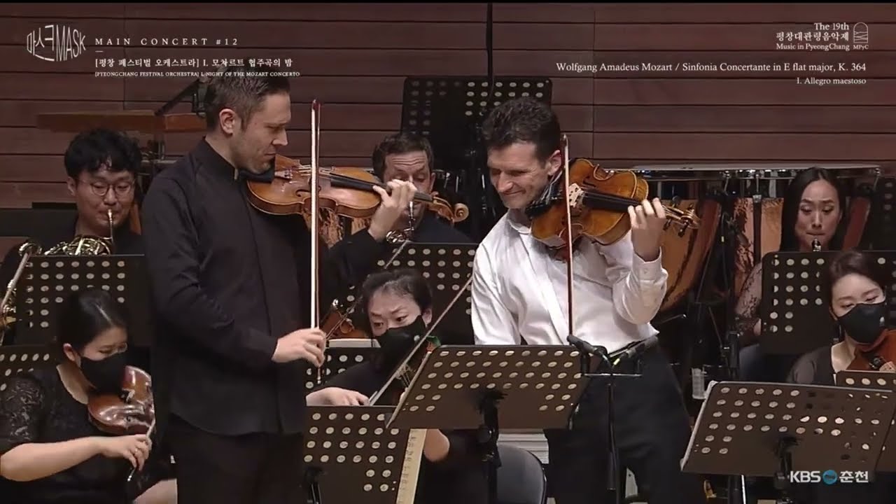 MOZART Sinfonia Concertante in E flat major, K  364