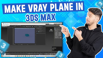 How to make Vray Plane in 3ds Max || Attitude Academy