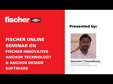 fischer Anchor Design Software the basics, tricks, and tips Online Seminar