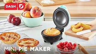 DASH MINI PIE MAKER UNBOXING AND REVIEW, BLUEBERRY PIE DEMONSTRATION 