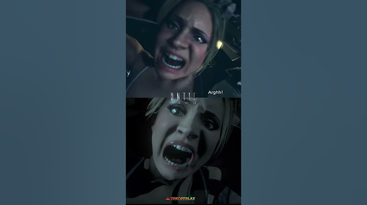 The wind blew Jessica away - Until Dawn