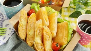 TKGの進化？！パリパリ オムライス 春巻き のレシピ 作り方