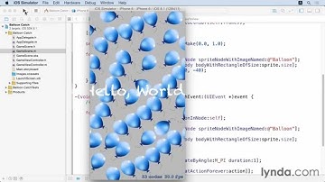 iOSアプリ開発：ゲーム開始時にスプライトを大量に作ってみよう｜lynda.com 日本版
