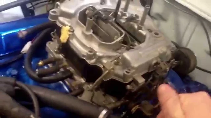 XY GT REPLICA , testing secondaries on thermoquad Carby, 351 Cleveland  motor.