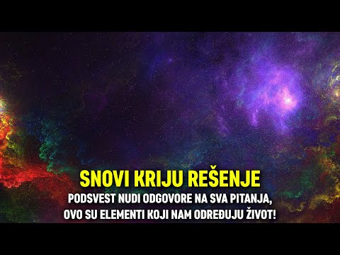 SNOVI KRIJU REŠENJE: Podsvest nudi odgovore na sva pitanja, ovo su elementi koji nam određuju život!