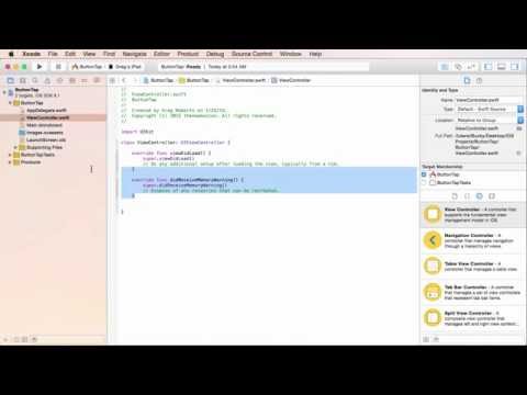 iOS Development with Swift Tutorial - 8 - User Interaction