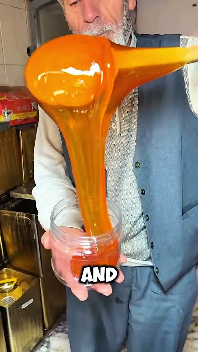 The Thickest Honey You've Ever Seen!#shorts #satisfying