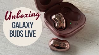 Unboxing Galaxy Buds Live en Español | Angelicazulita