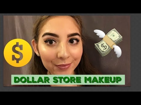 Dollar Store Makeup Tutorial - Under $15 - YouTube