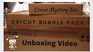 Cricut Maker 3 Unboxing Video || Cricut Cyber Monday Bundle Pack || Cricut December Mystery Box