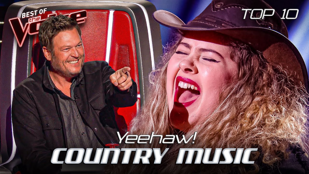⁣Incredible COUNTRY MUSIC Blind Auditions on The Voice | Top 10