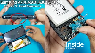 Samsung Galaxy A70s,  A50s A30s all Samsung Mobile Charging Pin Board Solution
