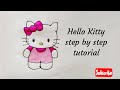 How to draw hello kitty step by step hello kitty drawing easy tutorial vinuta