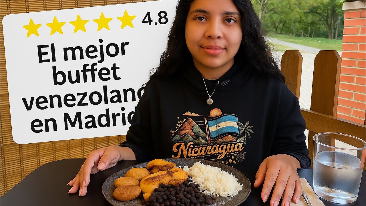 Probando el mejor Buffet Venezolano en Madrid!