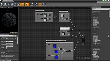Unreal Engine 4.13 - Tutorial - Create Mesh in Engine P7 - Asphalt Material