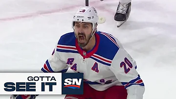 GOTTA SEE IT: Chris Kreider Scores Third Period Natural Hat Trick