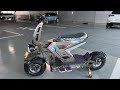 Electric scooter weped cyberfold dark knight 72v 60a receive