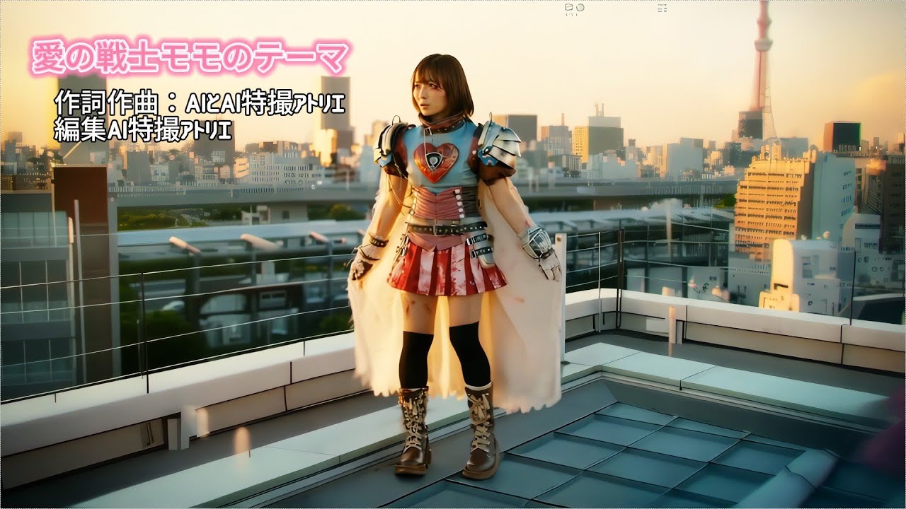 AI特撮ヒーロー：愛の戦士モモ【ショートまとめ】