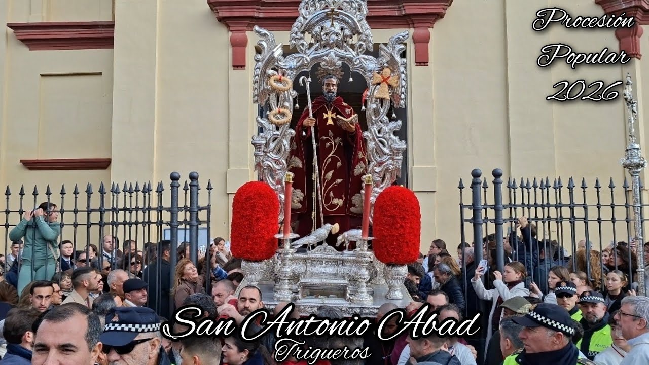 San Antonio Abad | Mejores momentos del recorrido por el Pueblo | Trigueros 2026 (4K)