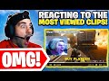 Reacting To The MOST VIEWED Warzone Clips! 😯