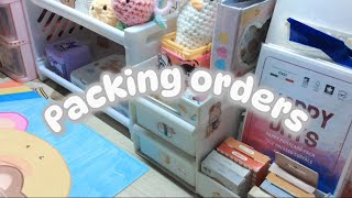 (✨Packing orders✨) Đơn hàng này sẽ có gì???(sticker,toploader,.....)|Pannie✨#xuhuong #viral #asmr