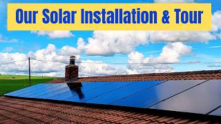 Our Solar Installation & Tour     #solarenergy #solarpower #solarpanel