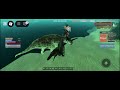 Jugando un juego de dinosaurios de Roblox.