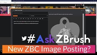 #AskZBrush: “How can I post an images on the New ZBrushCentral?”