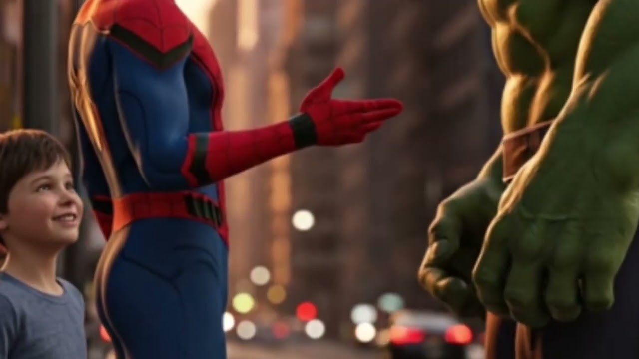  😵Hulk vs 🕷️ Spider man and baby 😱