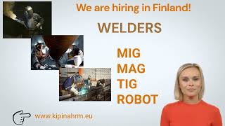 Welders- work in Finland!